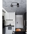 Sopra 2 Sort/Grafit loftslampe - Ø14 cm, E14, 230V, uden lyskilde
