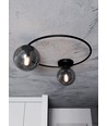 Sopra 2 Sort/Grafit loftslampe - Ø14 cm, E14, 230V, uden lyskilde