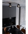 Sopra 2 Sort/Grafit loftslampe - Ø14 cm, E14, 230V, uden lyskilde
