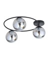 Sopra 3 Sort/Grafit loftslampe - Ø14 cm, E14, 230V, uden lyskilde