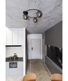 Sopra 3 Sort/Grafit loftslampe - Ø14 cm, E14, 230V, uden lyskilde
