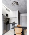 Sopra 3 Sort/Grafit loftslampe - Ø14 cm, E14, 230V, uden lyskilde