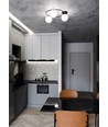 Sopra 3 Sort/Opal loftslampe - Ø14 cm, E14, 230V, uden lyskilde