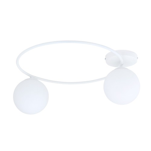 Sopra 2 Hvid/Opal loftslampe - Ø14 cm, E14, 230V, uden lyskilde