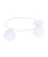 Sopra 2 Hvid/Opal loftslampe - Ø14 cm, E14, 230V, uden lyskilde