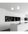 Sopra 2 Hvid/Opal loftslampe - Ø14 cm, E14, 230V, uden lyskilde