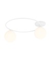 Sopra 2 Hvid/Opal loftslampe - Ø14 cm, E14, 230V, uden lyskilde