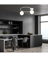 Sopra 2 Hvid/Opal loftslampe - Ø14 cm, E14, 230V, uden lyskilde