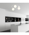 Sopra 3 Hvid/Opal loftslampe - Ø14 cm, E14, 230V, uden lyskilde