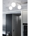 Sopra 3 Hvid/Opal loftslampe - Ø14 cm, E14, 230V, uden lyskilde