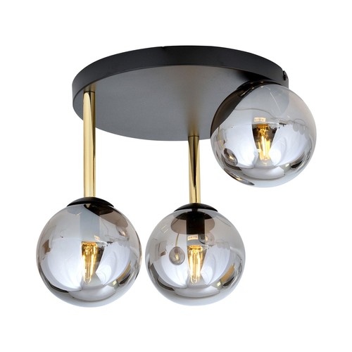 Dolce 3 Sort/Grafit loftslampe - Ø14 cm, E14, 230V, uden lyskilde