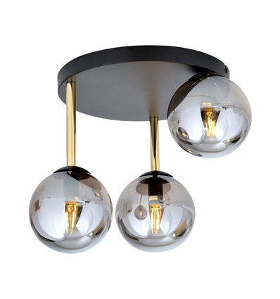 Dolce 3 Sort/Grafit loftslampe - Ø14 cm, E14, 230V, uden lyskilde