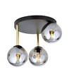 Dolce 3 Sort/Grafit loftslampe - Ø14 cm, E14, 230V, uden lyskilde
