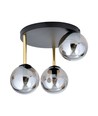 Dolce 3 Sort/Grafit loftslampe - Ø14 cm, E14, 230V, uden lyskilde
