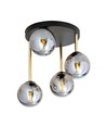 Dolce 4 Sort/Grafit loftslampe - Ø14 cm, E14, 230V, uden lyskilde