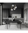 Dolce 4 Sort/Grafit loftslampe - Ø14 cm, E14, 230V, uden lyskilde