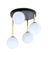 Dolce 4 Sort/Opal loftslampe - Ø14 cm, E14, 230V, uden lyskilde