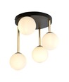 Dolce 4 Sort/Opal loftslampe - Ø14 cm, E14, 230V, uden lyskilde