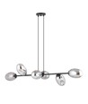 Pandora 6 Sort/Grafit pendellampe - Ø12 cm, E14, 230V, uden lyskilde