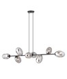 Pandora 8 Sort/Grafit pendellampe - Ø12 cm, E14, 230V, uden lyskilde