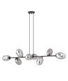 Pandora 8 Sort/Grafit pendellampe - Ø12 cm, E14, 230V, uden lyskilde