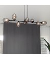 Pandora 8 Sort/Grafit pendellampe - Ø12 cm, E14, 230V, uden lyskilde