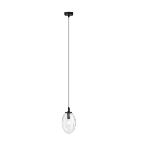 Astral 1 Sort/Transparent pendellampe - Ø12 cm, E14, 230V, uden lyskilde