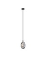 Astral 1 Sort/Grafit pendellampe - Ø12 cm, E14, 230V, uden lyskilde