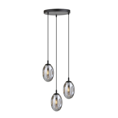 Astral 3 Sort Premium Grafit pendellampe - Ø12 cm, E14, 230V, uden lyskilde
