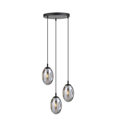 Astral 3 Sort Premium Grafit pendellampe - Ø12 cm, E14, 230V, uden lyskilde