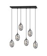 Astral 6 Sort/Grafit pendellampe - Ø12 cm, E14, 230V, uden lyskilde