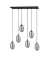 Astral 6 Sort/Grafit pendellampe - Ø12 cm, E14, 230V, uden lyskilde