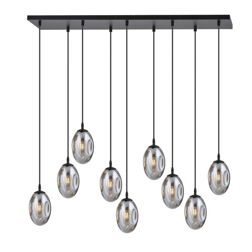 Astral 9 Sort/Grafit pendellampe - Ø12 cm, E14, 230V, uden lyskilde