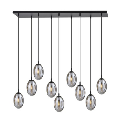 Astral 9 Sort/Grafit pendellampe - Ø12 cm, E14, 230V, uden lyskilde