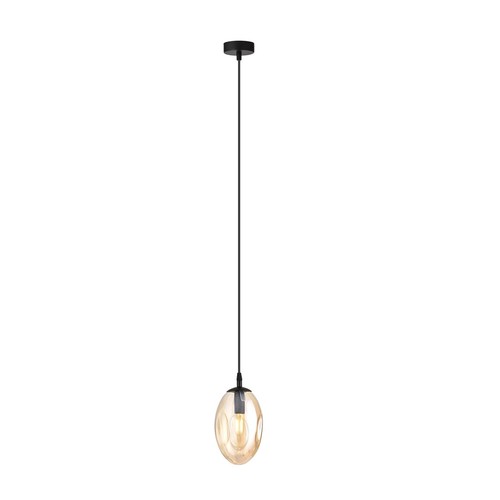Astral 1 Sort/Rav pendellampe - Ø12 cm, E14, 230V, uden lyskilde