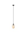Astral 1 Sort/Rav pendellampe - Ø12 cm, E14, 230V, uden lyskilde