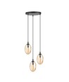 Astral 3 Sort Premium Rav pendellampe - Ø12 cm, E14, 230V, uden lyskilde