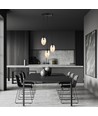 Astral 3 Sort Premium Rav pendellampe - Ø12 cm, E14, 230V, uden lyskilde