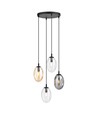 Astral 4 Sort Premium Mix pendellampe - Ø12 cm, E14, 230V, uden lyskilde