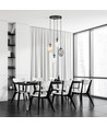 Astral 4 Sort Premium Mix pendellampe - Ø12 cm, E14, 230V, uden lyskilde