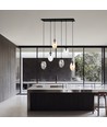 Astral 6 Sort Mix loftslampe - Ø12 cm, E14, 230V, uden lyskilde