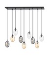 Astral 9 Sort Mix loftslampe - Ø12 cm, E14, 230V, uden lyskilde