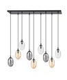 Astral 9 Sort Mix loftslampe - Ø12 cm, E14, 230V, uden lyskilde