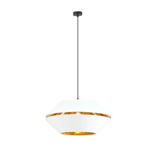 Piano 1 Hvid/Guld pendellampe - Ø42 cm, E27, 230V, uden lyskilde