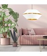 Piano 1 Hvid/Guld pendellampe - Ø42 cm, E27, 230V, uden lyskilde