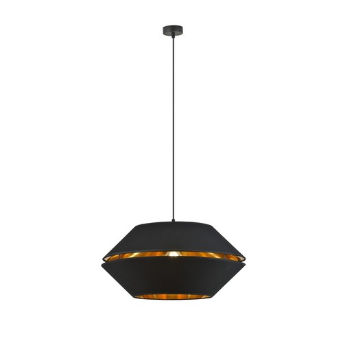 Piano 1 Sort/Guld pendellampe - Ø42 cm, E27, 230V, uden lyskilde