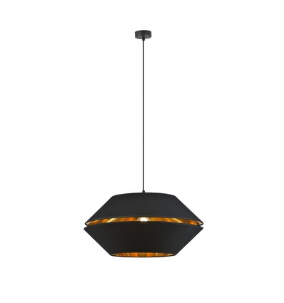 Piano 1 Sort/Guld pendellampe - Ø42 cm, E27, 230V, uden lyskilde