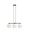 Piano 3 Hvid/Guld pendellampe - Ø15 cm, E27, 230V, uden lyskilde