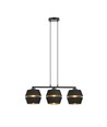 Piano 3 Sort/Guld pendellampe - Ø15 cm, E27, 230V, uden lyskilde