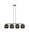 Piano 4 Sort/Guld pendellampe - Ø15 cm, E27, 230V, uden lyskilde
